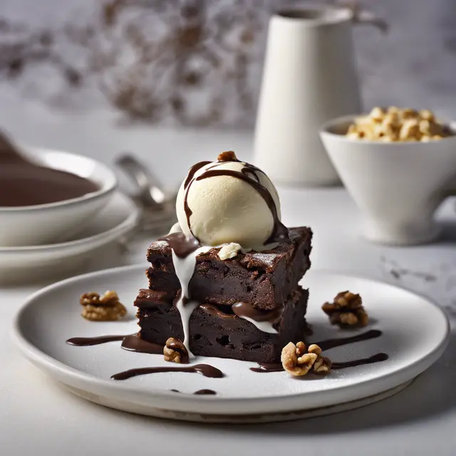 Foto de Brownie with Ice Cream