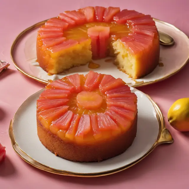 Foto de Pineapple Upside-Down Cake with Guava