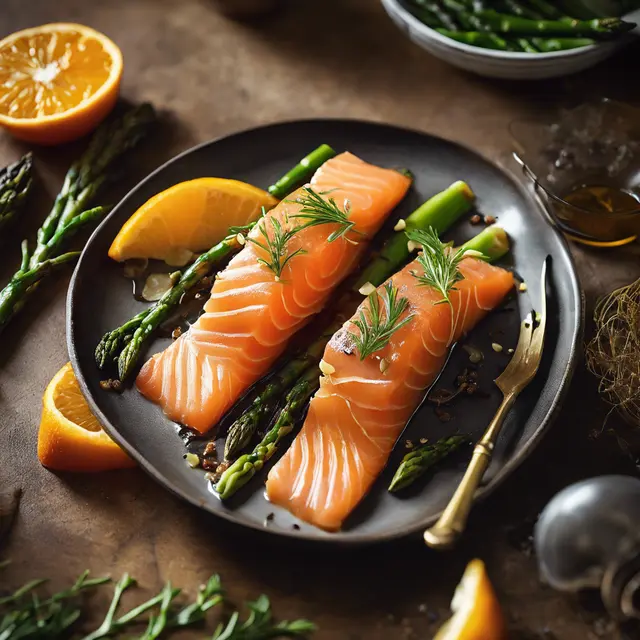 Foto de Smoked Salmon with Orange and Honey Glaze