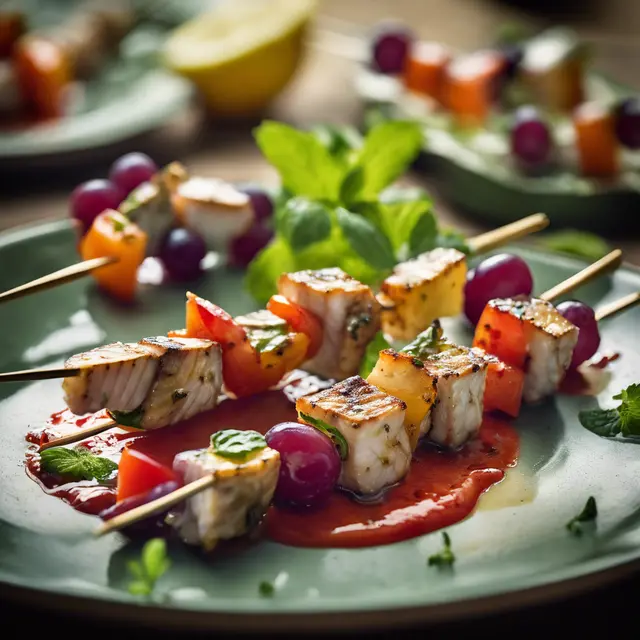 Foto de Fish Skewers with Pimento