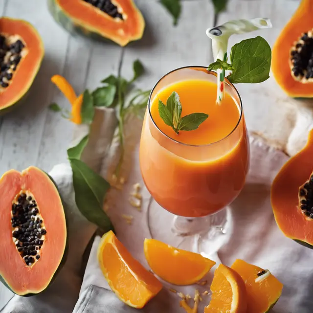 Foto de Papaya and Orange Juice