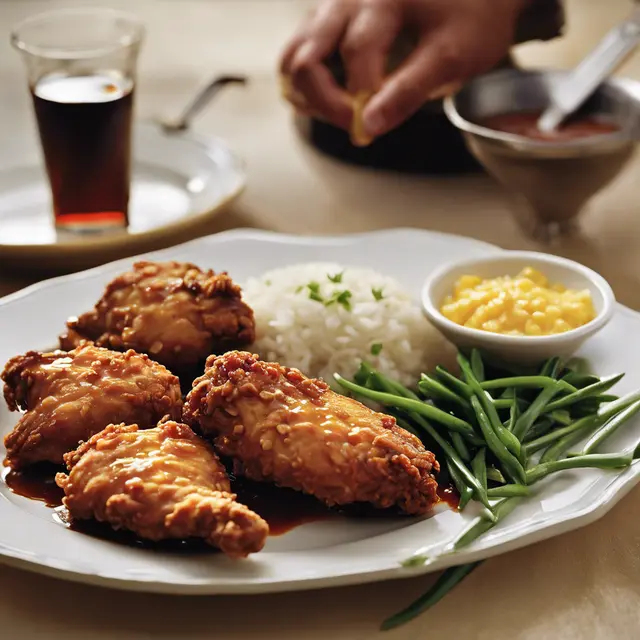 Foto de Fried Chicken with Iron-Glazed Sauce