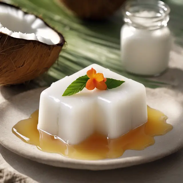 Foto de Coconut Gelatin with Syrup