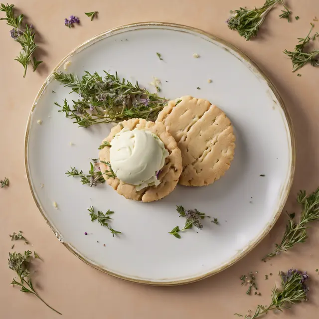 Foto de Thyme Sandwich Cookies with Creamy Thyme Ice Cream