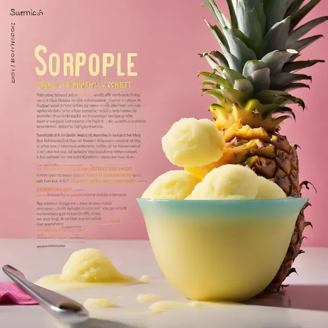 Foto de Pineapple Sorbet