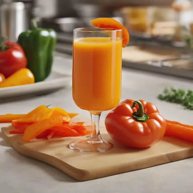 Foto de Tomato, Carrot, Bell Pepper, and Orange Juice