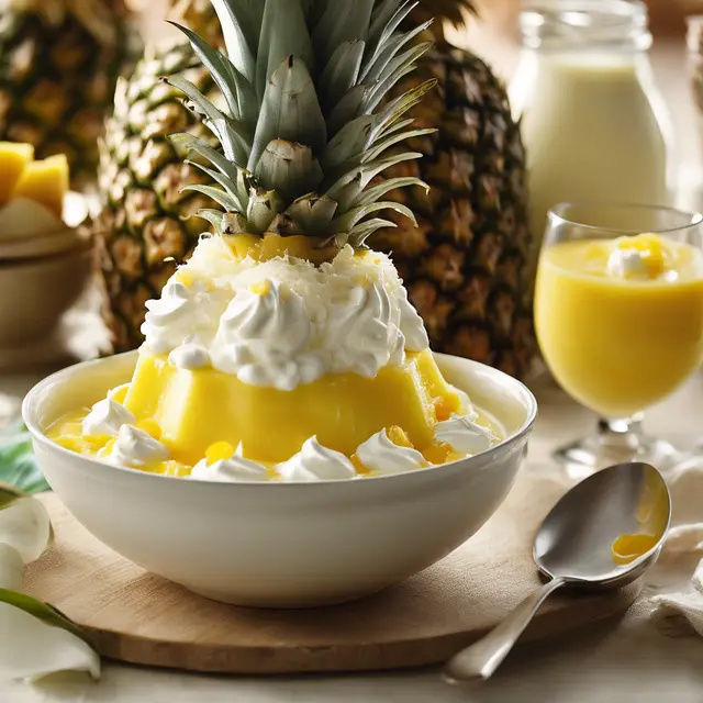 Foto de Pineapple Pudding with Coconut Milk