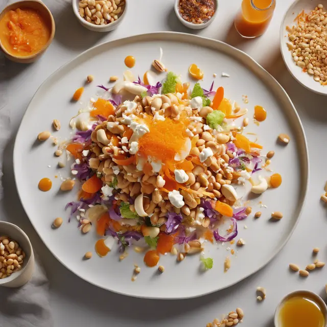 Foto de Peanut Salad with Orange Dressing