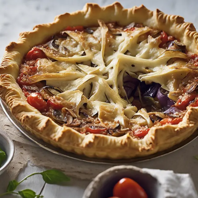 Foto de Cheese and Eggplant Stuffed Pie