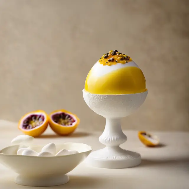 Foto de Marshmallow Egg of Passion Fruit