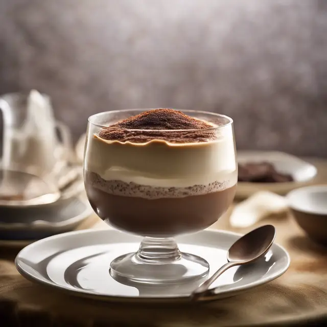 Foto de Mocha Pudding with Coconut Cream