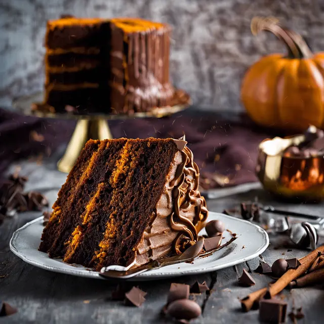 Foto de Pumpkin and Chocolate Cake