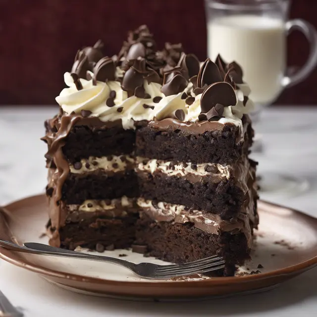 Foto de German-Style Chocolate Cake with Cream