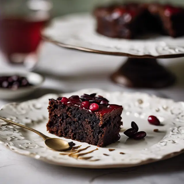 Foto de Black Bean Cake with Honey