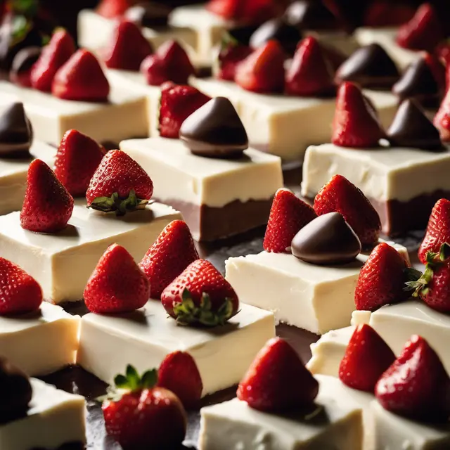 Foto de Strawberry Afternoon with White Fudge