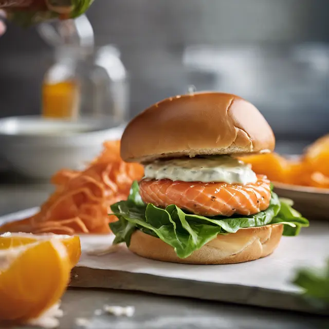 Foto de Smoked Salmon Burger