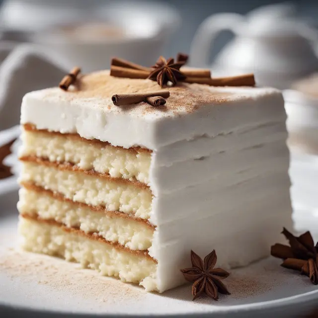 Foto de White Cake with Cinnamon