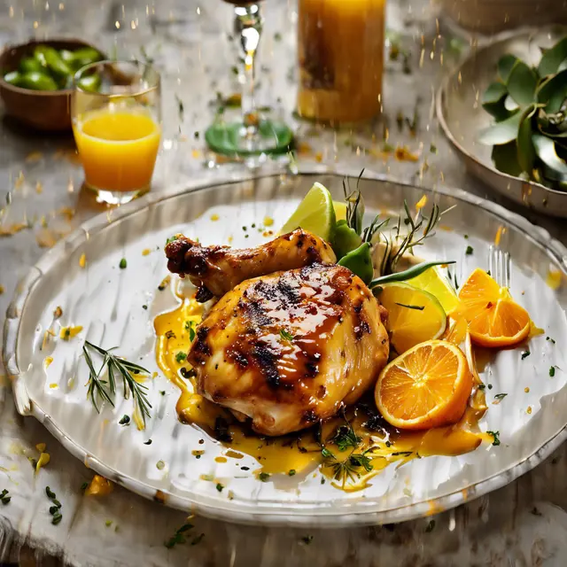 Foto de Chicken Thigh with Orange Glaze