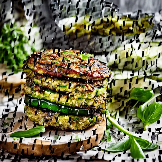 Foto de Eggplant and Zucchini Light Burgers