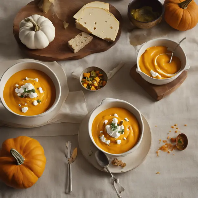 Foto de Cream of Pumpkin with Cheese