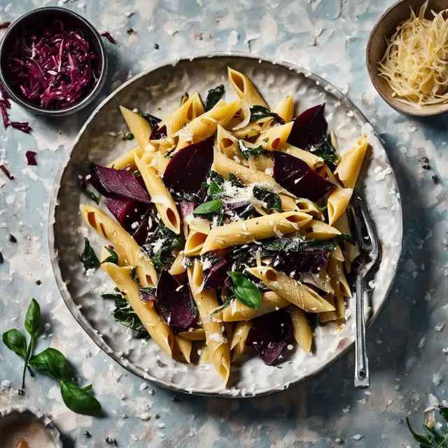 Foto de Penne with Roast Beef and Pecorino Cheese