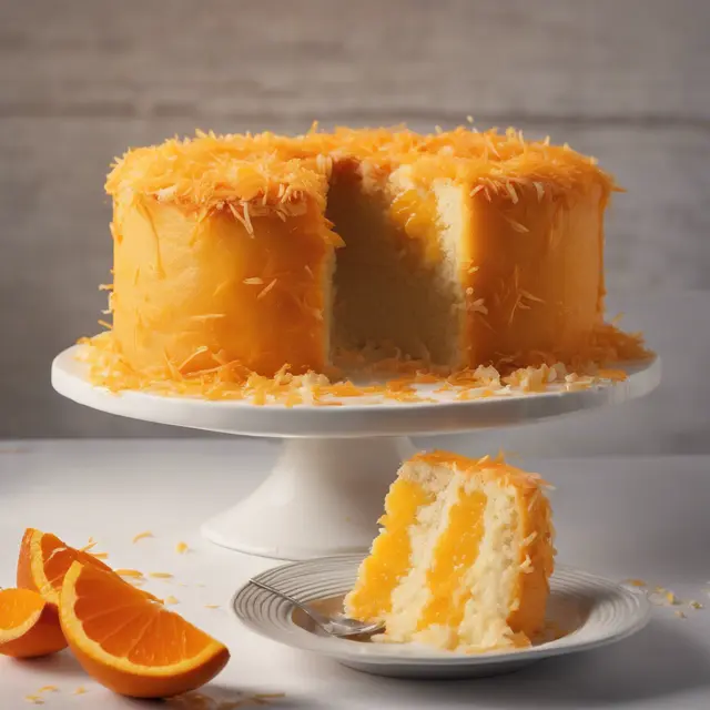 Foto de Orange Cake with Coconut Filling