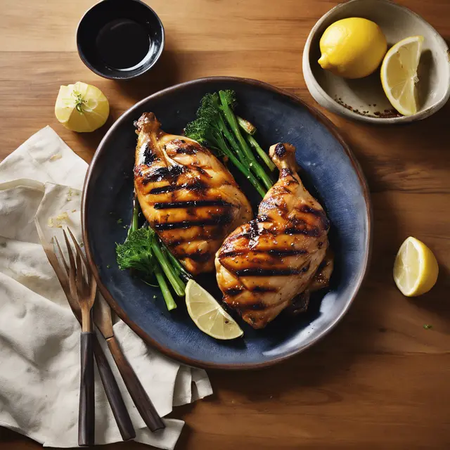 Foto de Shoyu-Style Grilled Chicken with Lemon