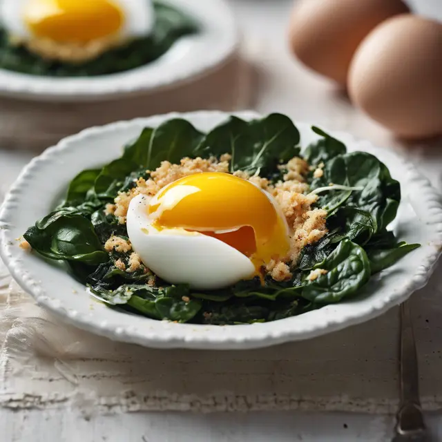 Foto de Boiled Eggs with Spinach