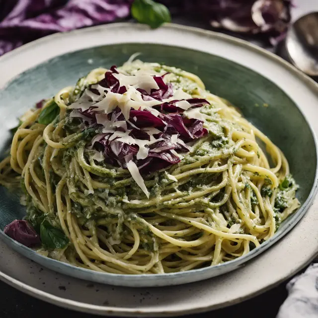 Foto de Pesto Pasta with Radicchio