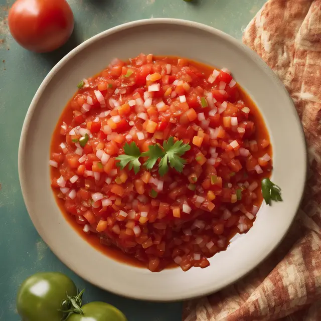 Foto de Tomato Salsa and Onion Sauce