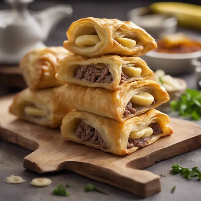 Foto de Meat Puff Pastry with Banana