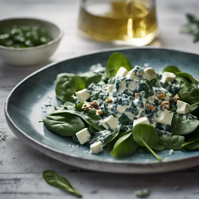 Foto de Spinach Salad with Gorgonzola Dressing