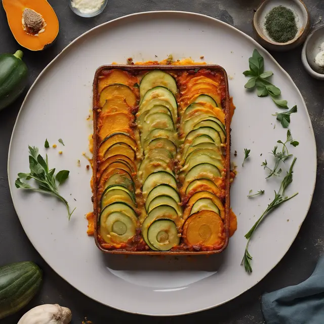 Foto de Sweet Potato and Zucchini Gratinada