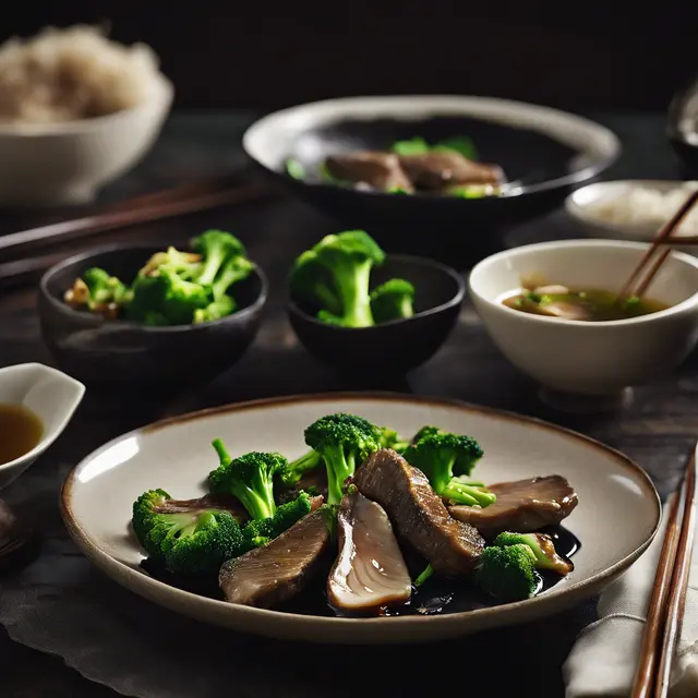 Foto de Mignon Fillets with Broccoli and Oyster Sauce