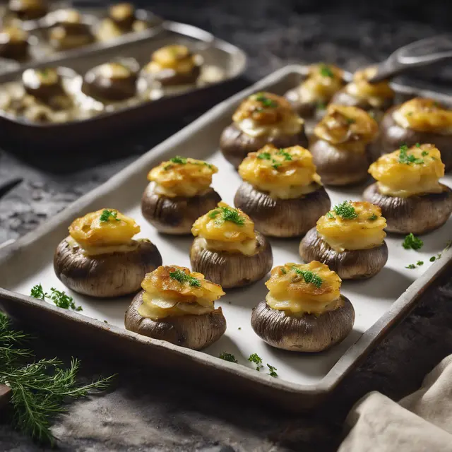 Foto de Dauphinois Stuffed Mushrooms