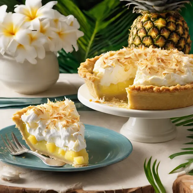 Foto de Pineapple Coconut Cream Pie