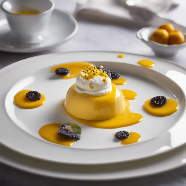 Foto de Passion Fruit Mousse with Syrup