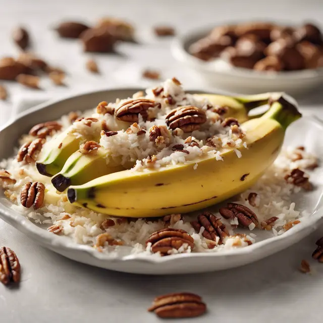 Foto de Baked Banana with Coconut and Pecans