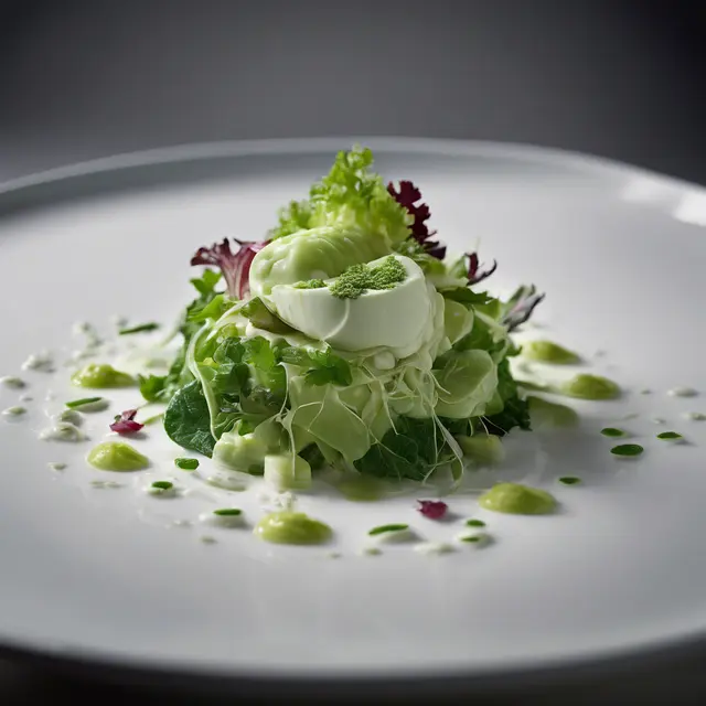 Foto de Wasabi Cream Green Salad