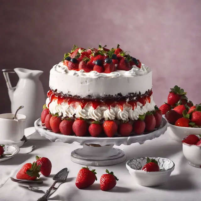 Foto de Black Forest Strawberry Cake