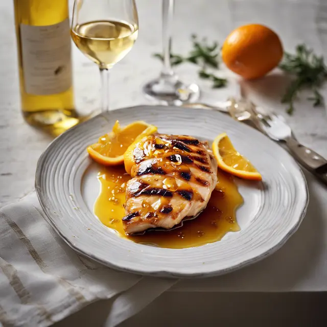 Foto de Grilled Chicken with Honey and White Wine