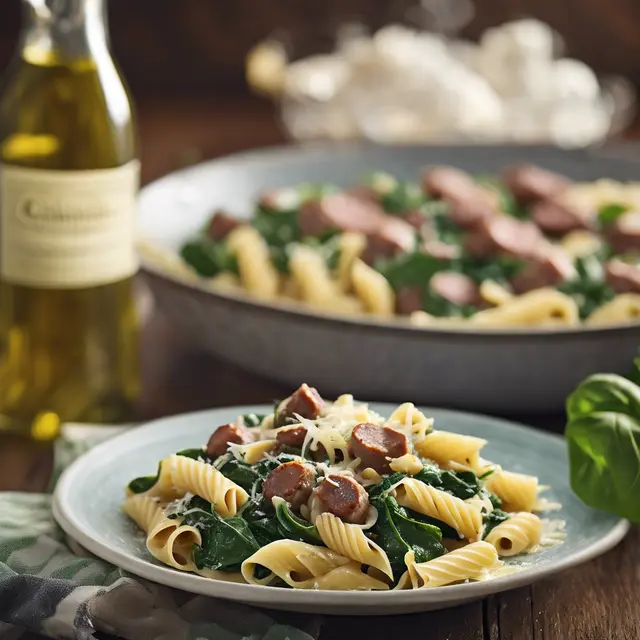 Foto de Spinach and Sausage Pasta