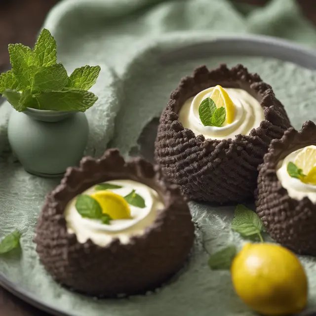 Foto de Brigadeiro Pudding and Lemon Balm Cream