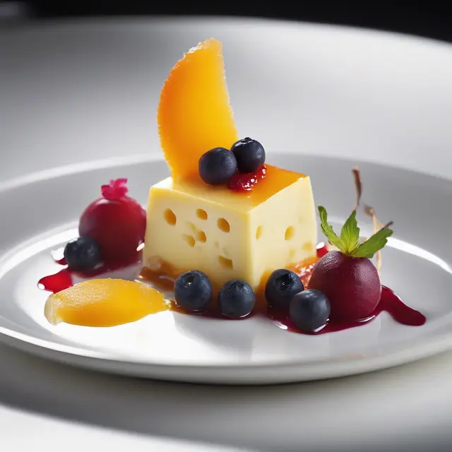 Foto de Cheese Pudding with Abiu Fruit