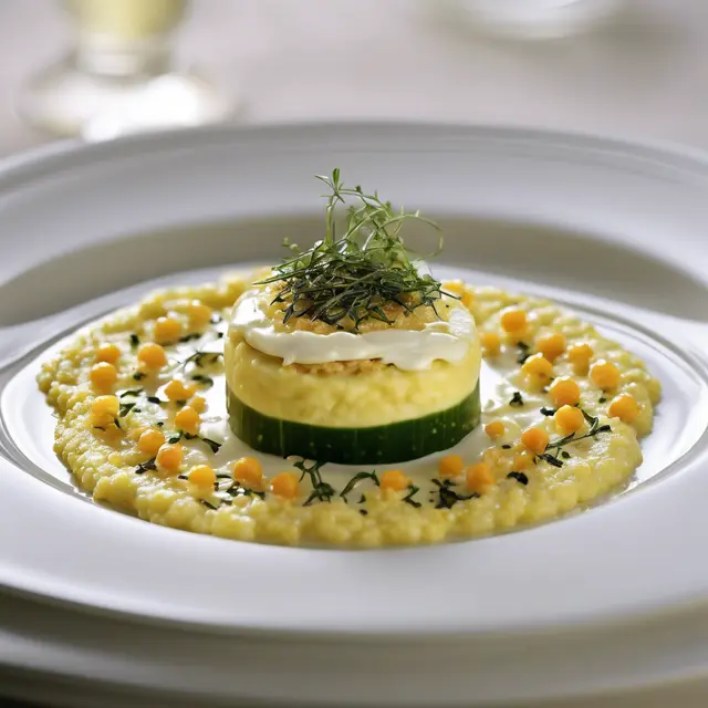 Foto de Zucchini Caviar with Parmesan Cream