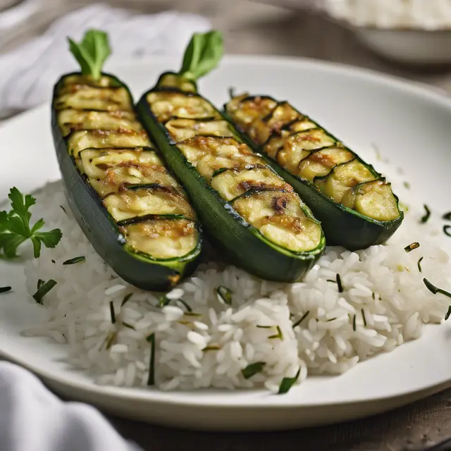 Foto de Grilled Zucchini with Rice