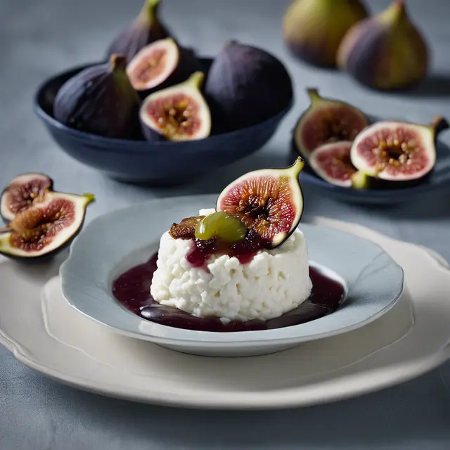 Foto de Cottage Cheese with Fig Compote