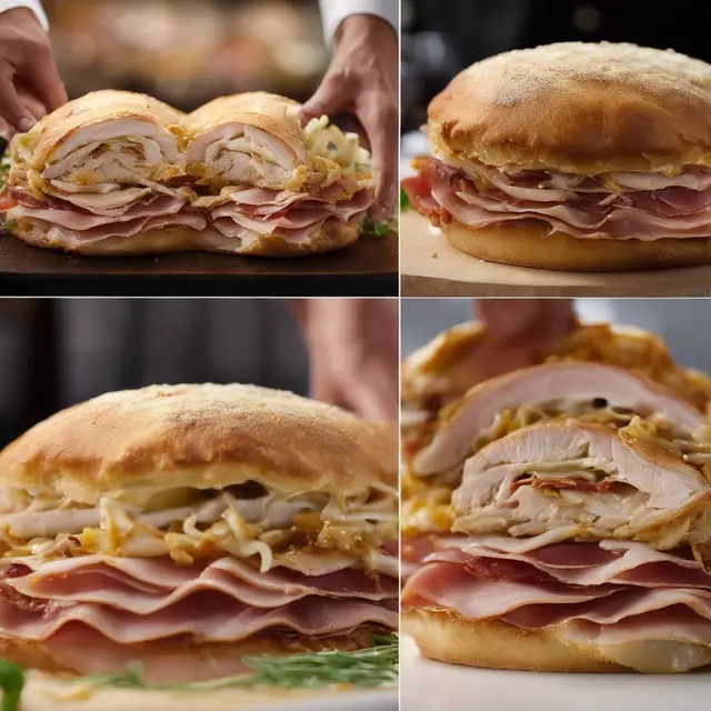 Foto de Wonderful Chicken and Prosciutto Torta