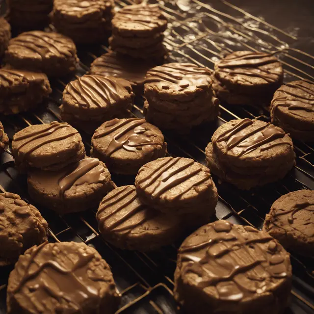 Foto de Chocolate and Peanut Butter Biscuits