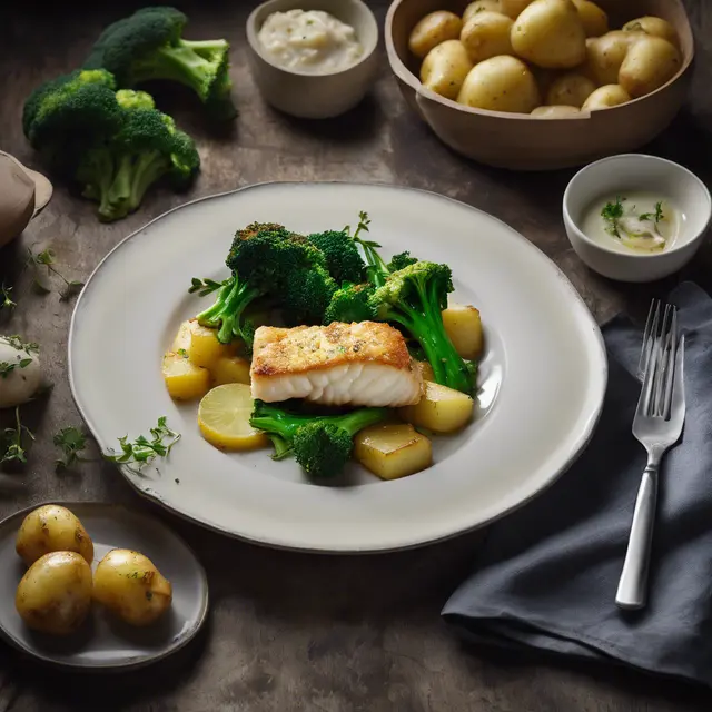 Foto de Porto Dona Antonia Cod with Potatoes and Broccoli